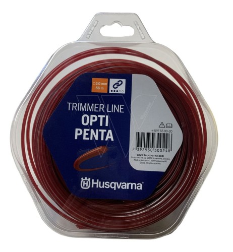 597 66 90-20 Żyłka tnąca Husqvarna Opti Penta  3.0mm/56m