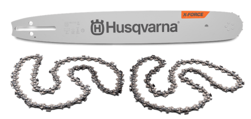 546 05 23-72 Prowadnica Husqvarna + 2x Ł SP33G (.325"/1.3mm) 18" zestaw