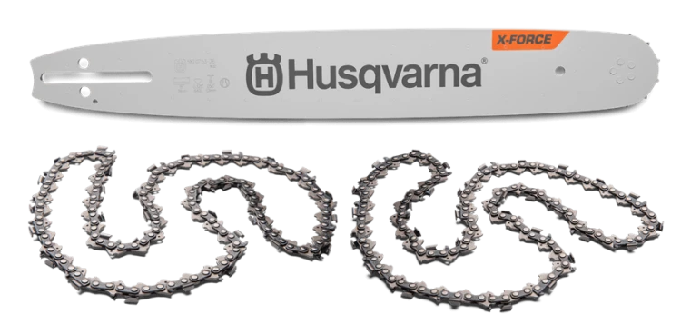 546 05 23-72 Prowadnica Husqvarna + 2x Ł SP33G (.325"/1.3mm) 18" zestaw
