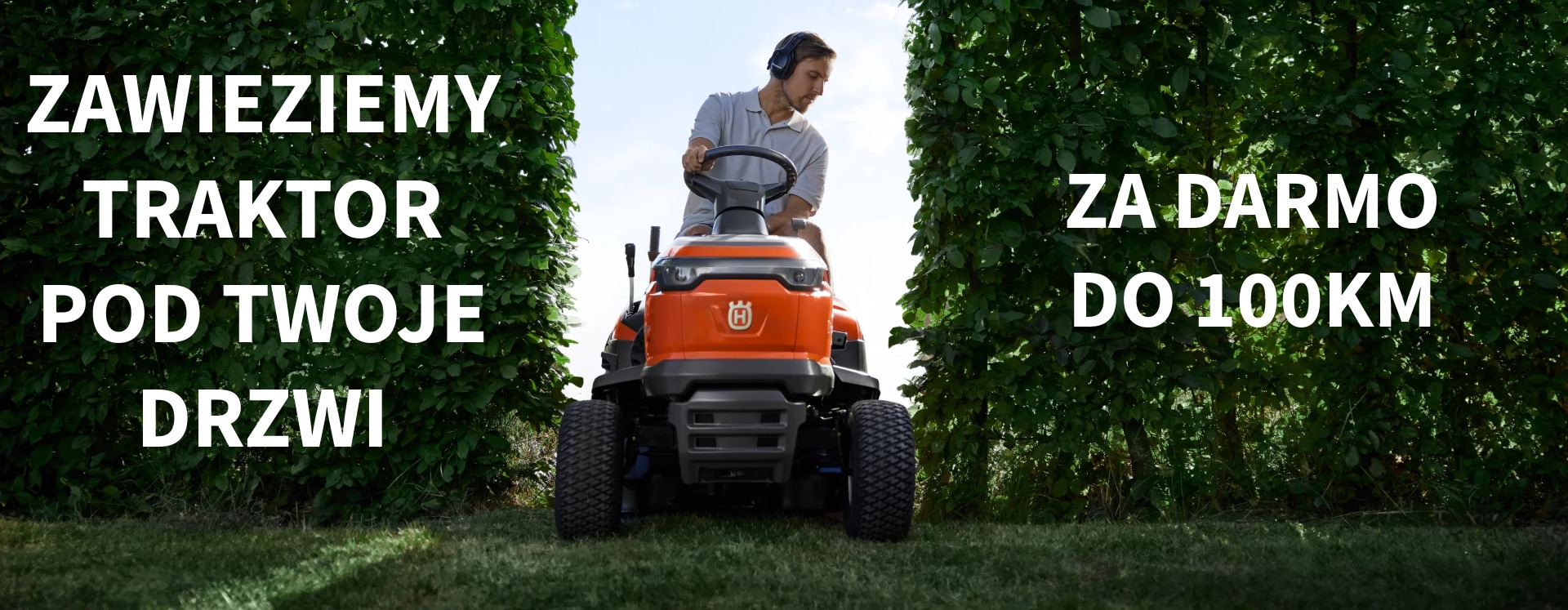 Darmowa dostawa traktora ridera Husqvarna